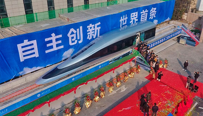 EurochinaBridge China shows the world its new prototype maglev train